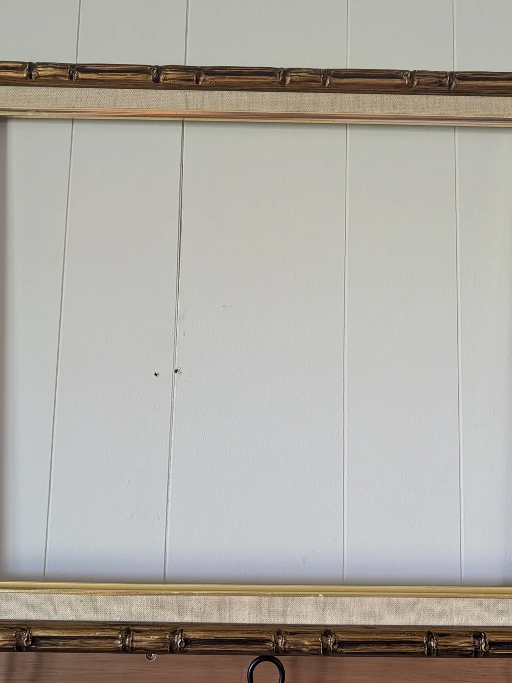 Neutral Beige and Gold Decorative Wall Frame - Unbranded